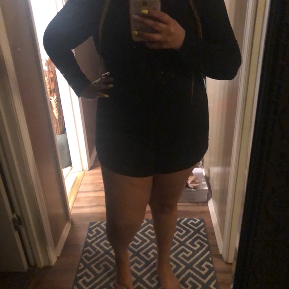 Fashion nova Black lace top romper - Picture 7 of 8